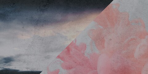 Burned and ripped paper texture background