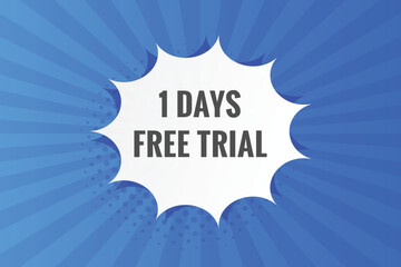 1 days Free trial Banner Design. 1 day free banner background