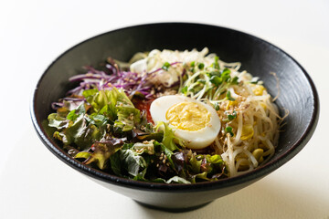 korea street food Jjolmyeon detail cut, 쫄면