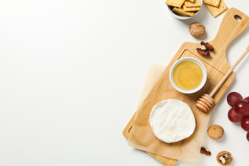 Concept of delicious French food - Camembert cheese