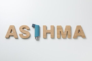 Fototapeta na wymiar World Asthma Day, concept of allergy care - Asthma