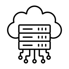 Cloud Server Icon