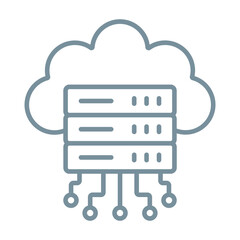 Cloud Server Icon