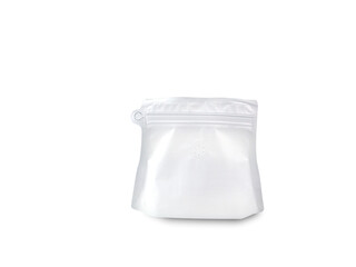 Foil plastic paper bag packaging with vacuum-sealed, zipper for roasted coffee beans template...