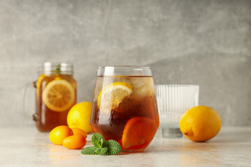 Ice tea - drink for refreshing in hot summer weather