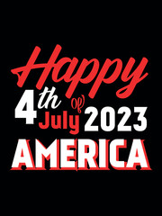 4th Of July America T-shirt Design
