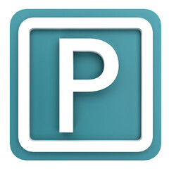 3D Rendering Icon Sign Illustration