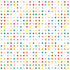 Fototapeta premium Seamless Polka Dot Pattern.Colorful polka dots background.Seamless pattern for Web, Print, Wallpaper And Other Design.