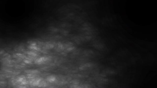 Blue steam animation. Abstract background cloud smake