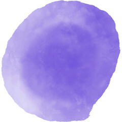 Blue Circle Watercolor Stain Featuring Isolated (1)