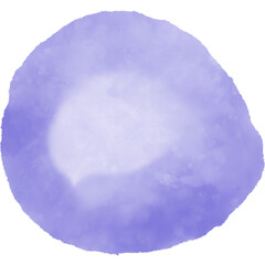 Blue Circle Watercolor Stain Featuring Isolated (1)
