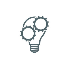 Technology Innovation icon isolated on transparent background