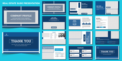  Powerpoint real estate presentation slides editable layout used for infographic and corporate slide business PowerPoint presentation 