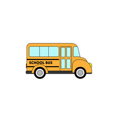 School Bus Illustration Vector