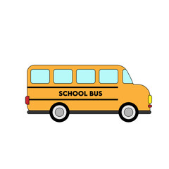 School Bus Illustration Vector