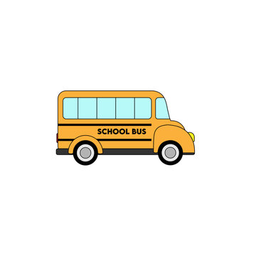 School Bus Illustration Vector
