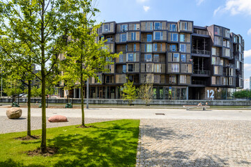 Studentenwohnheim Tietgenskollegiet im Stadtteil Ørestad, Amager, Kopenhagen, Dänemark