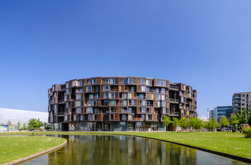 Studentenwohnheim Tietgenskollegiet im Stadtteil Ørestad, Amager, Kopenhagen, Dänemark