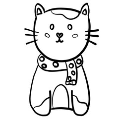 various styles of cat illustration