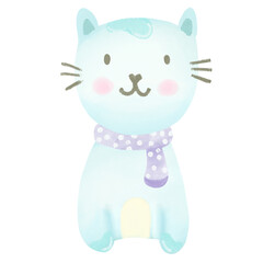 various styles of cat illustration