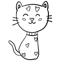 various styles of cat illustration