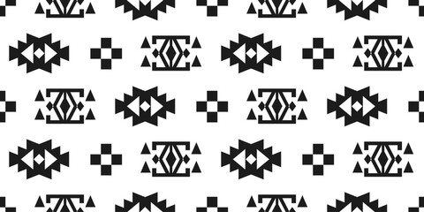 Southwestern Aztec Seamless Pattern. Navajo Print 