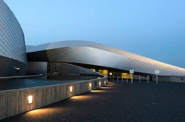 Fototapete Nordeuropa Der Blaue Planet, Nordeuropas größtes Aquarium von Architekt Kim Herford Nielsen, Kastrup, Kopenhagen, Dänemark