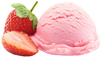 Strawberry ice cream