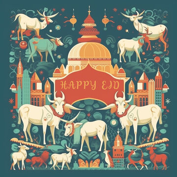 Eid ul fitar post generative by ai tools