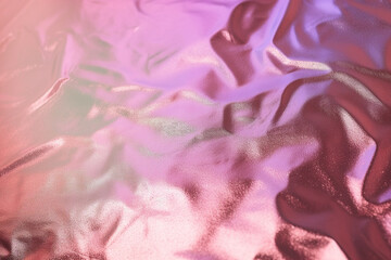The background image is an image of a luxurious holographic pastel pink texture. This textured background is high quality with fine texture and gloss, looks very elegant and luxuri Generative AI