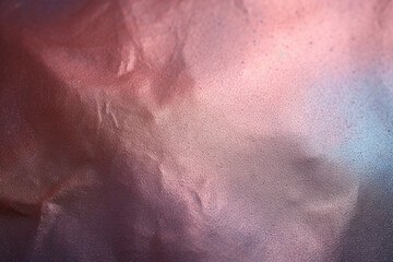 Fototapeta premium The background image is an image of a luxurious holographic pastel pink texture. This textured background is high quality with fine texture and gloss, looks very elegant and luxuri Generative AI