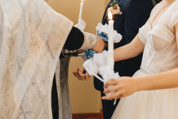 Wedding of the newlyweds in the Orthodox Church, a tradition