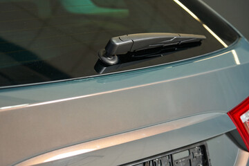 black pearl gray car rear window wiper