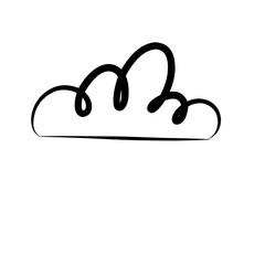 weather cloud doodle