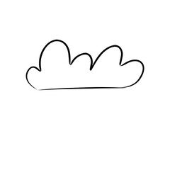weather cloud doodle