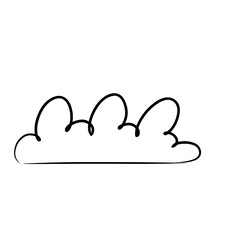 weather cloud doodle