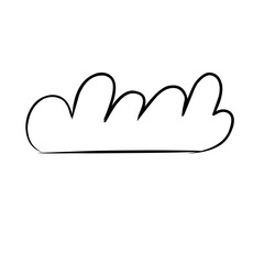 weather cloud doodle