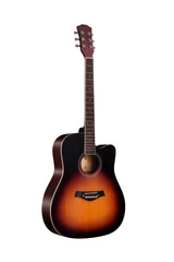 Obraz premium Delicate and beautiful folk acoustic guitar 41 inches