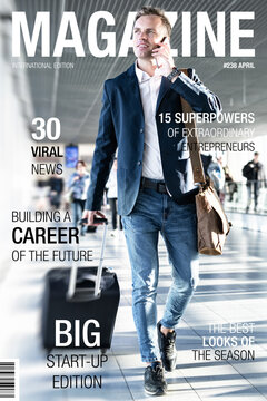 Sample business magazine cover design