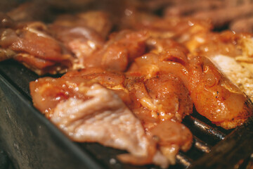 Grilling Chicken