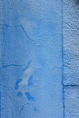 blue wall background
