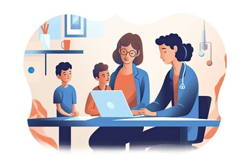 physician attending family practice. Generative ai