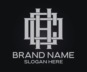 modern minimalist letter brand identity