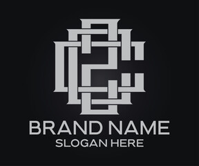 modern minimalist letter brand identity