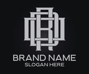 modern minimalist letter brand identity