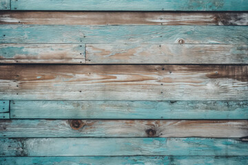 Capture the beauty of a turquoise wooden planks background
