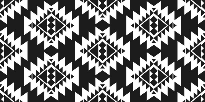 Southwestern Aztec Seamless Pattern. Navajo Print 