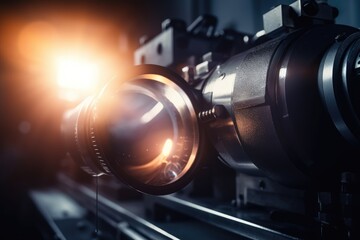 Lens optic technology and equipment. Generative AI
