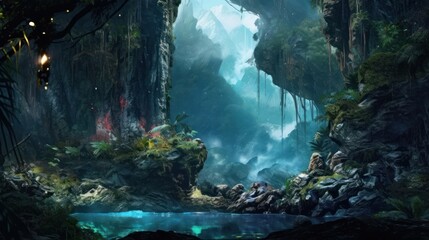 Beautiful Scenery Game Art