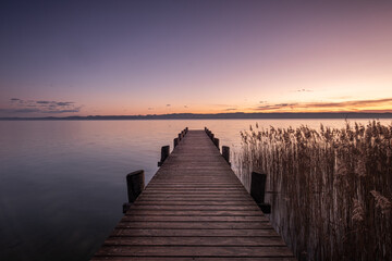Obraz na płótnie Canvas Lake Sunset